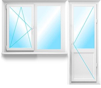 Формы окон: Балконные блоки